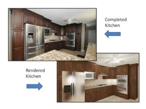 Kitchen and Rendering