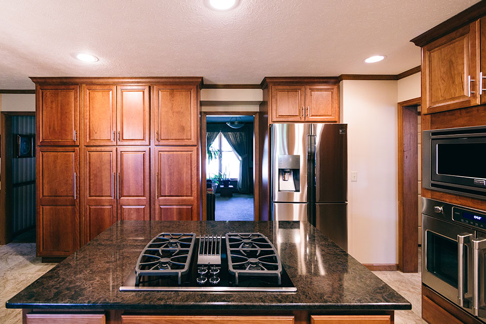 Decatur West Lafayette L Shaped Kitchen Remodel wall cabinets w