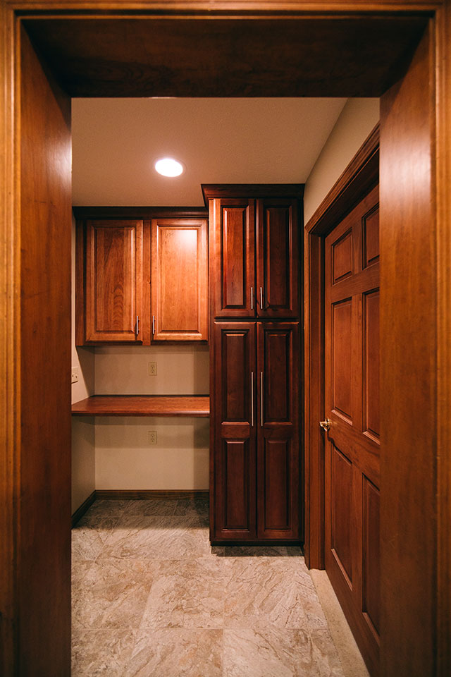 Decatur West Lafayette L Shaped Kitchen Remodel pantry w