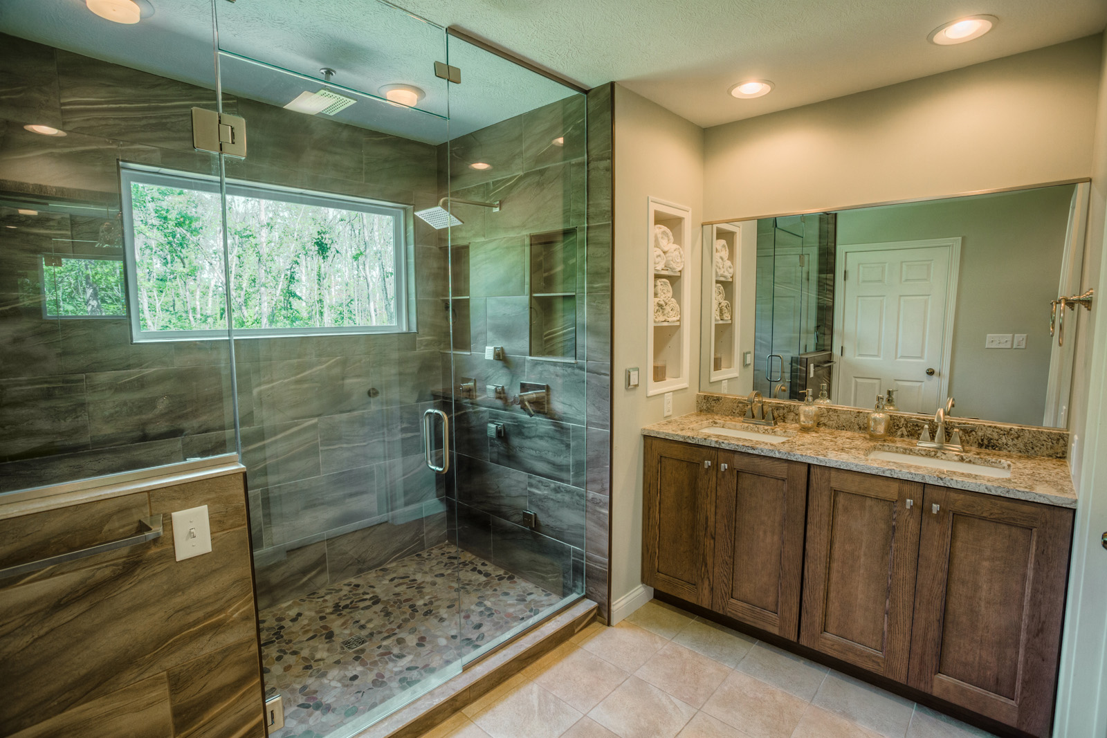Battleground Contemporary Bathroom Remodel Revise