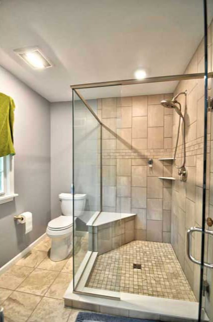 Cherry Lane West Lafayette Transitional Bathroom Remodel Shower