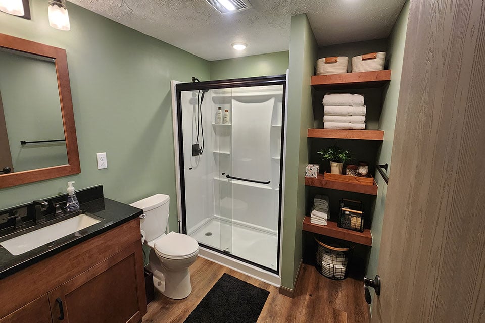 Basement Bathroom Remodel West Lafayette-IN 
