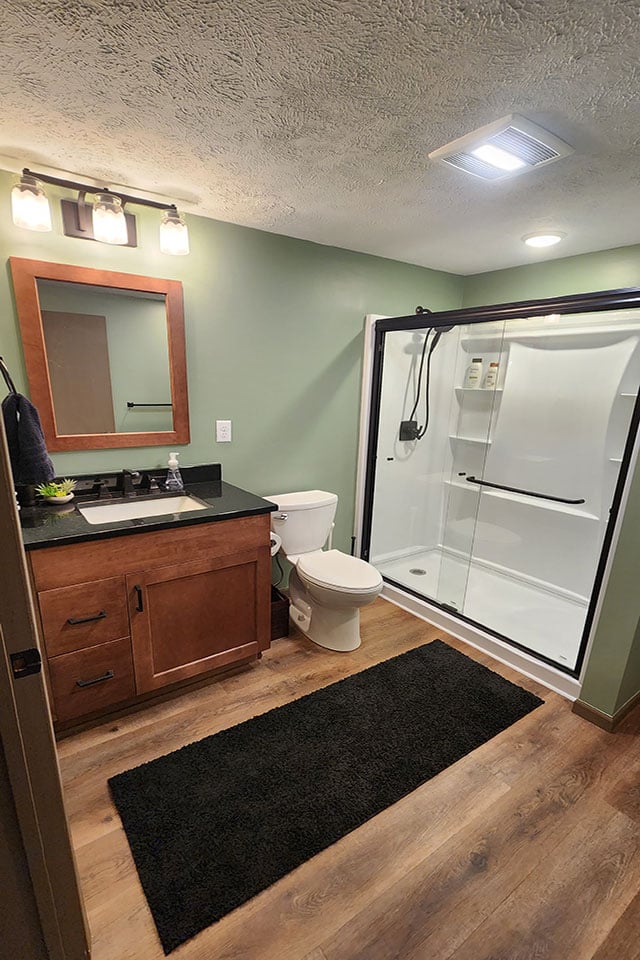 Basement Bathroom Remodel West Lafayette IN