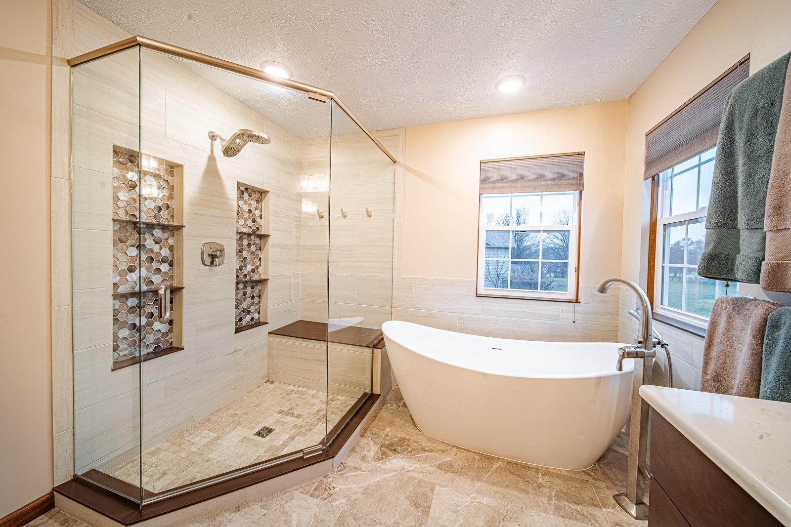 Lafayette bathroom shower upgrade