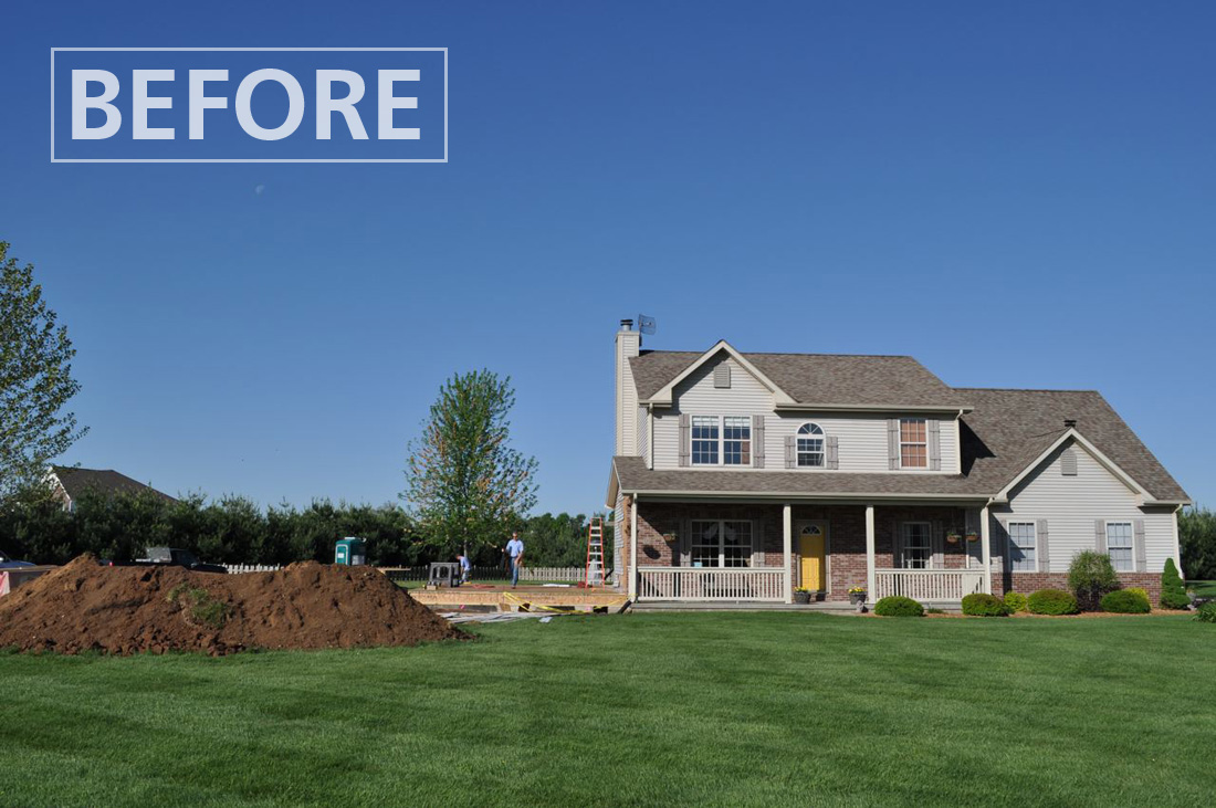 Brookston Room Addition Before