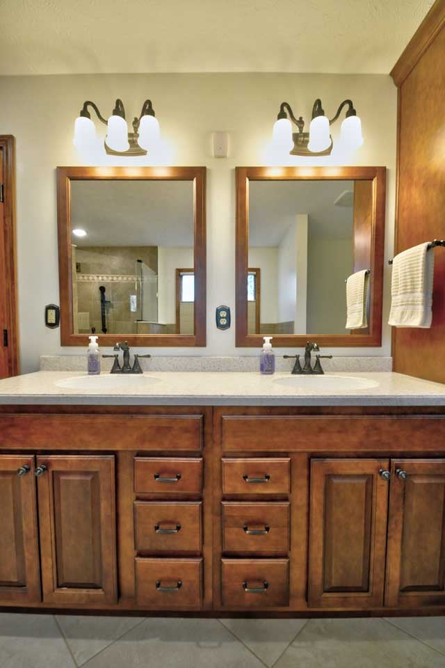 Castellan Lafayette Two Story Home Addition Vanity