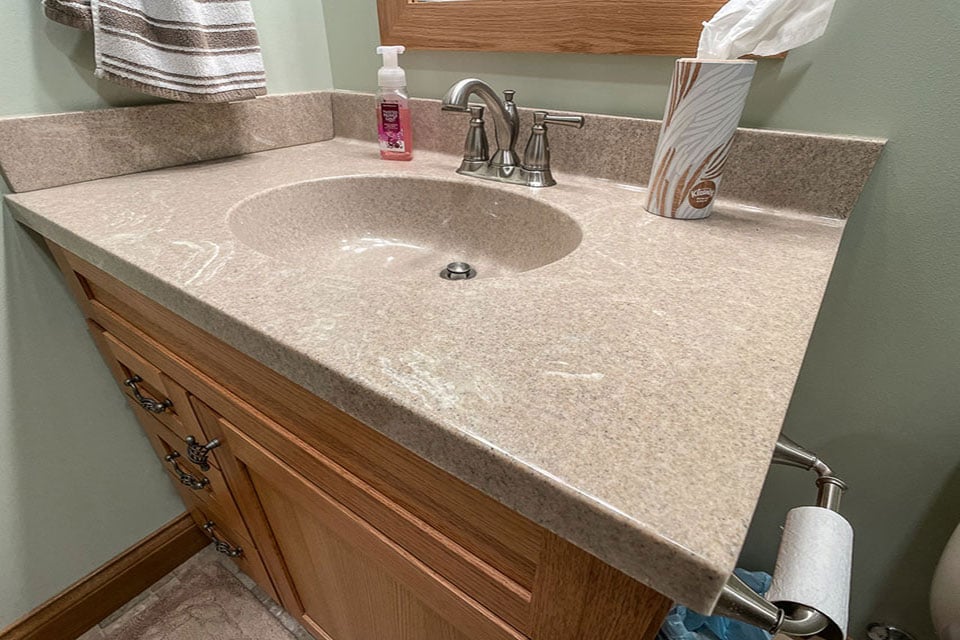 Home Addition Brookston IN Bathroom-Sink-1