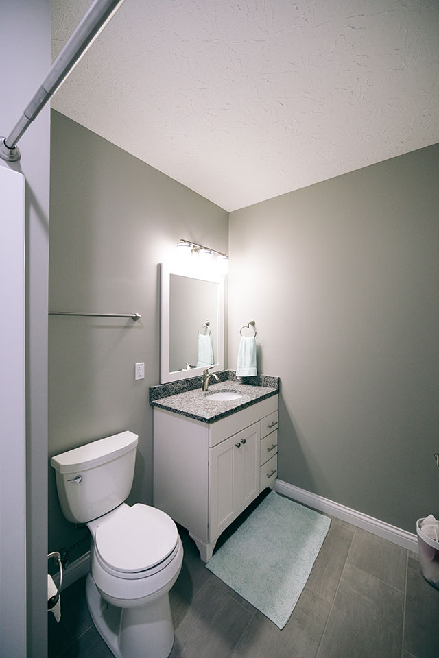 Covington West Lafayette Basement Remodel Bath