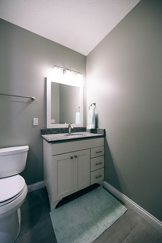 Covington West Lafayette Basement Remodel Vanity