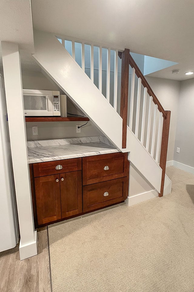 Basement Remodel Stair Case West Lafayette IN