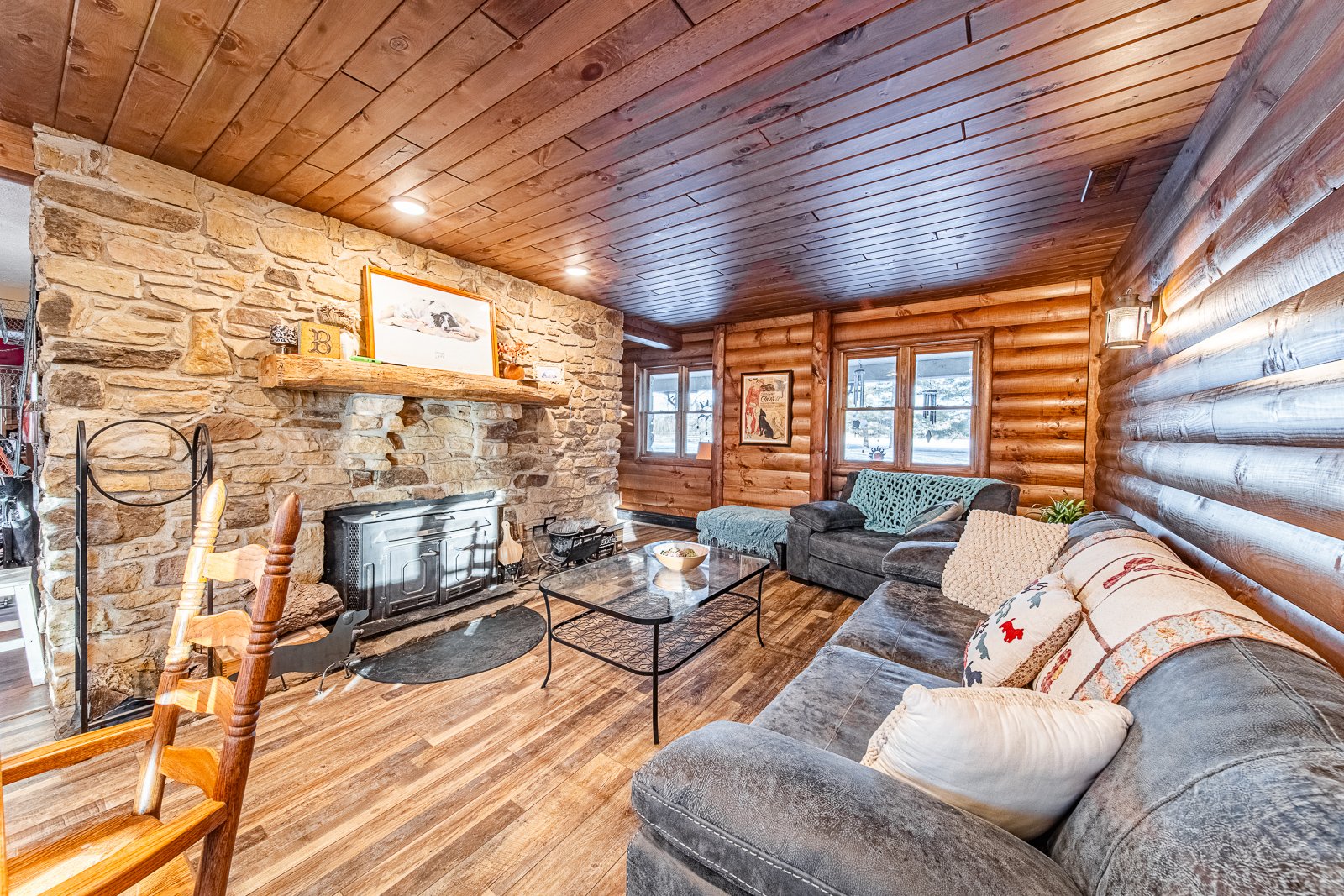 Lafayette family room wooden charm-HDR