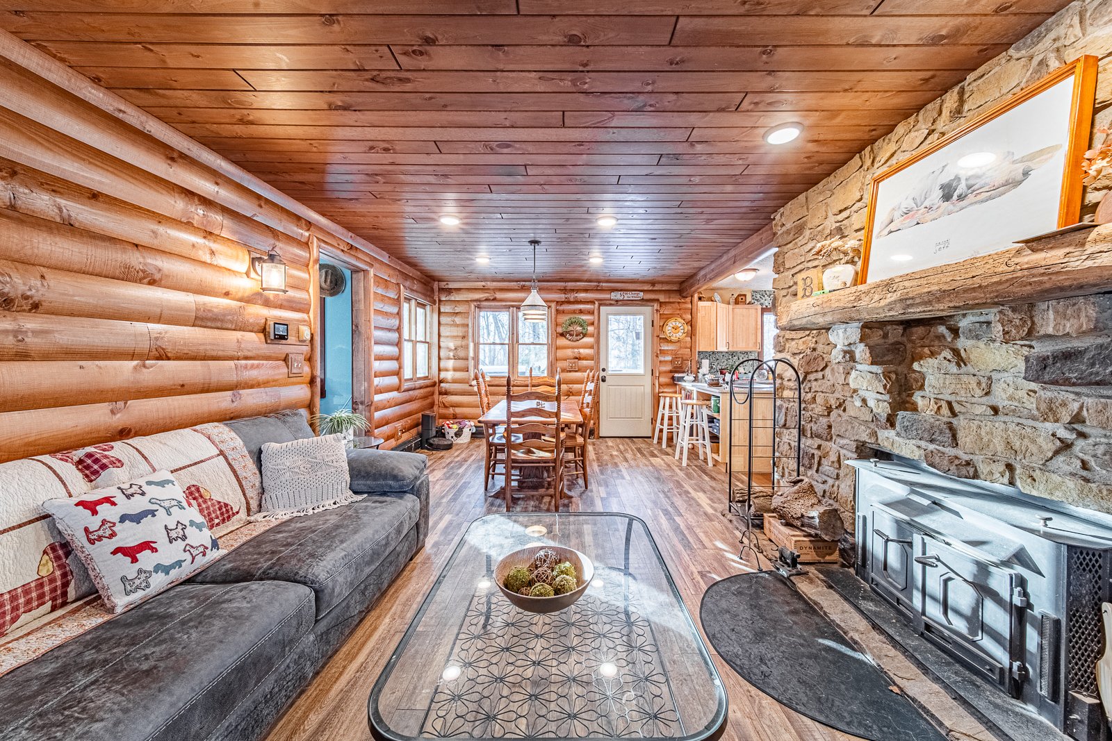 Lafayette family room cozy upgrade