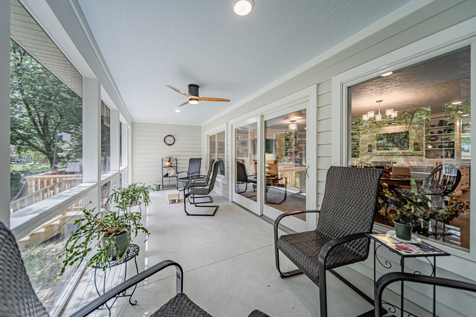 West lafayette modern patio