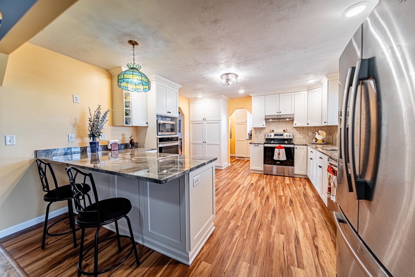 modern lafayette kitchen quartz countertops