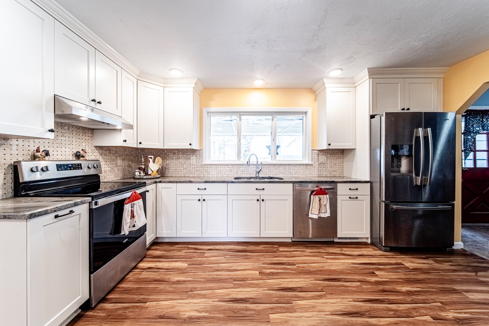 lafayette kitchen update subway backsplash