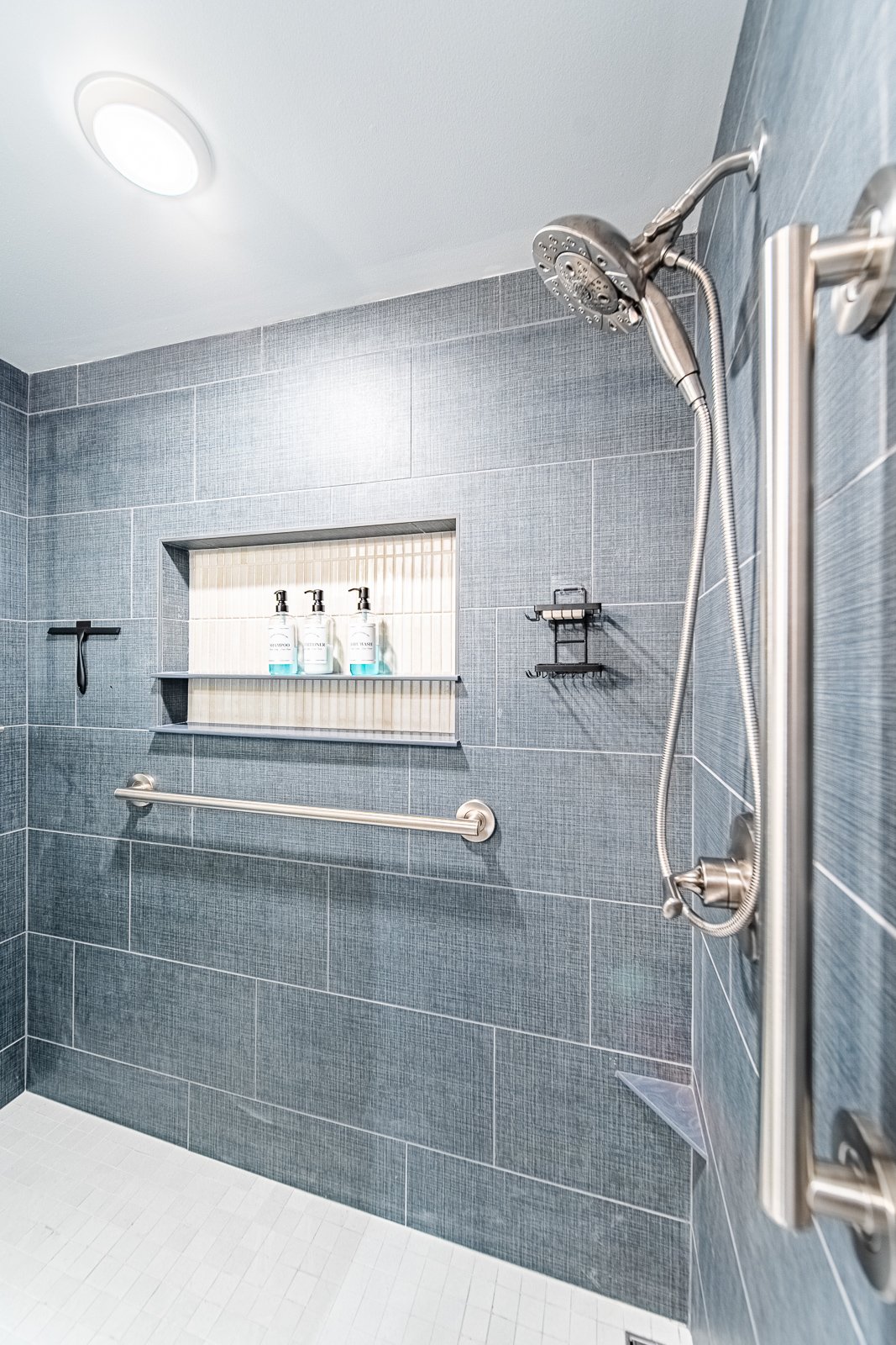 modern bathroom vanity marble floor