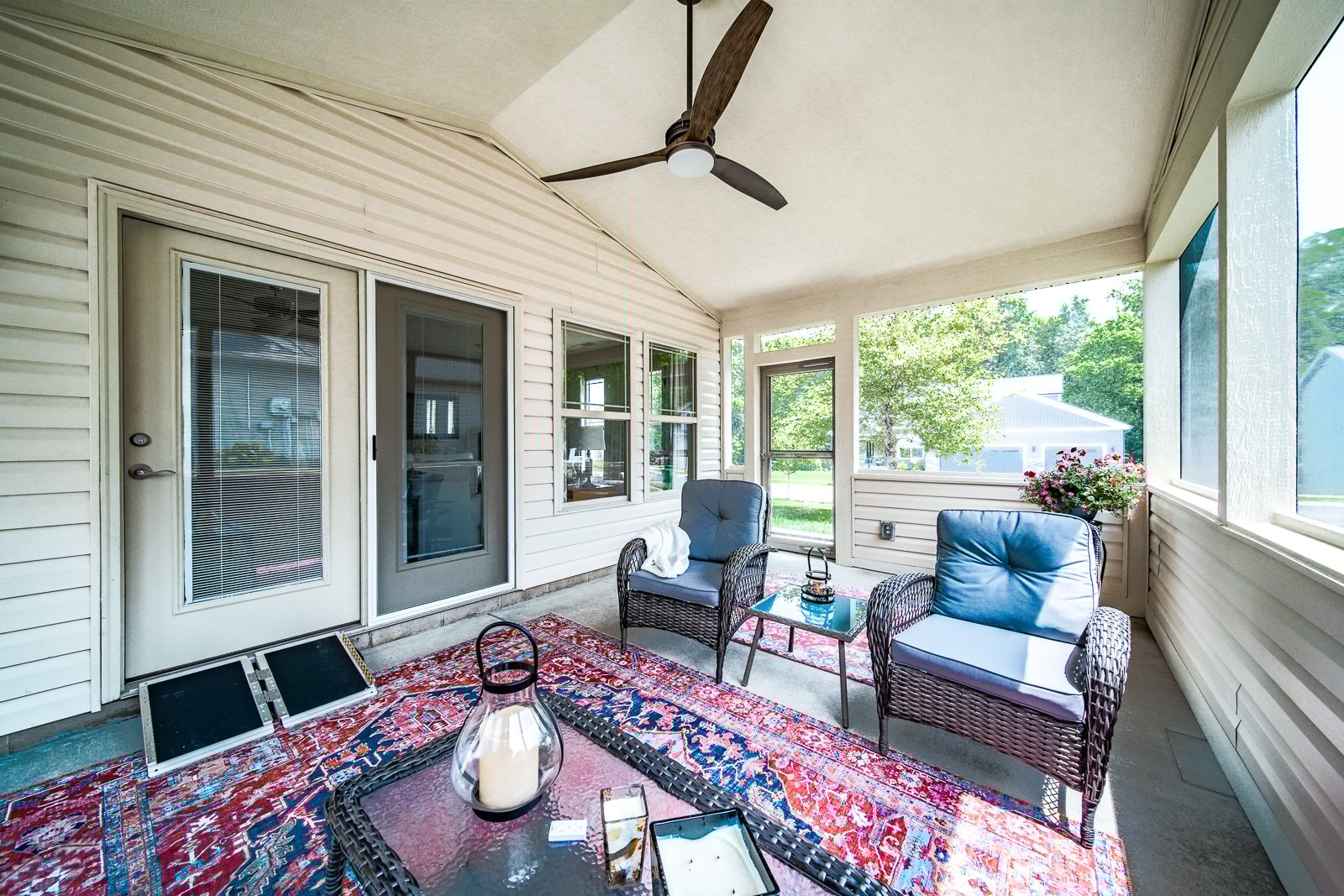 room addition exterior porch entry