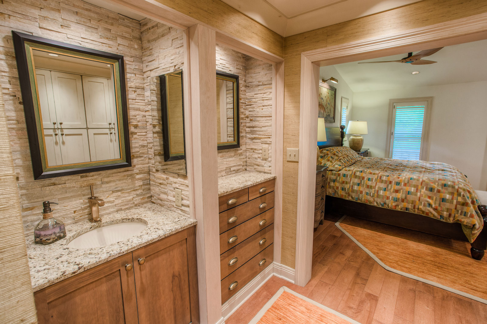 West Lafayette Transitional Primary Bathroom Remodel