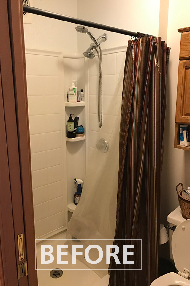 Lafayette Traditional Shower Before