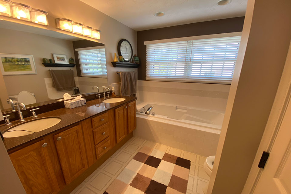 Craftsman Primary Bathroom Remodel West Lafayette IN Before