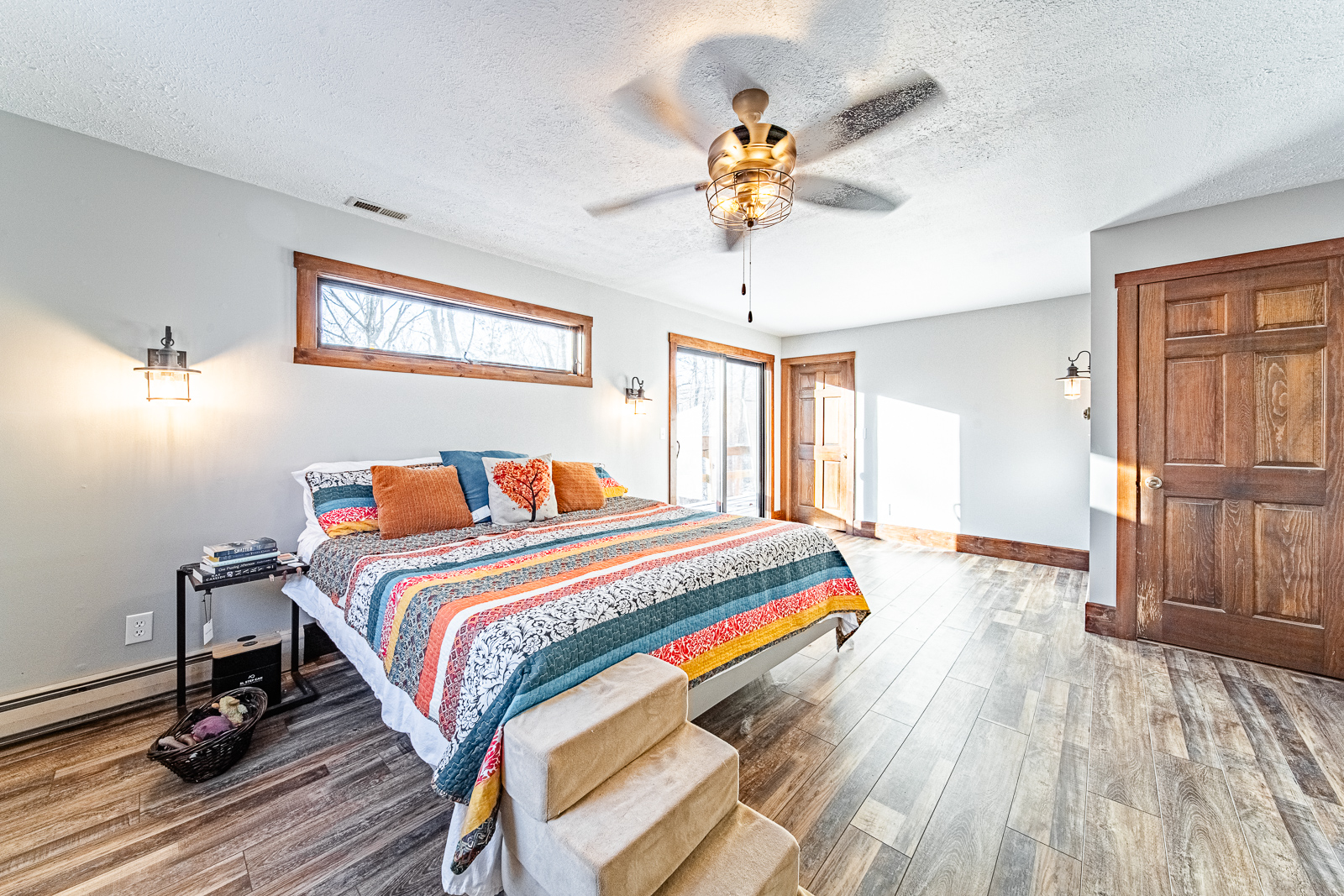 Lafayette master bedroom refined after