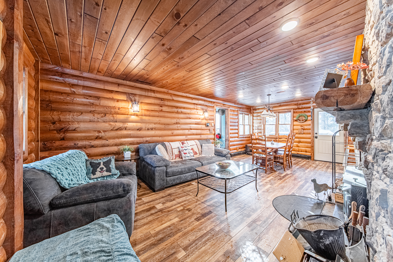 Discover the full-scale renovation of a Tippecanoe County home, featuring a custom closet in the master bedroom, a transformed mini library, and a family room with a cozy, woodsy feel.