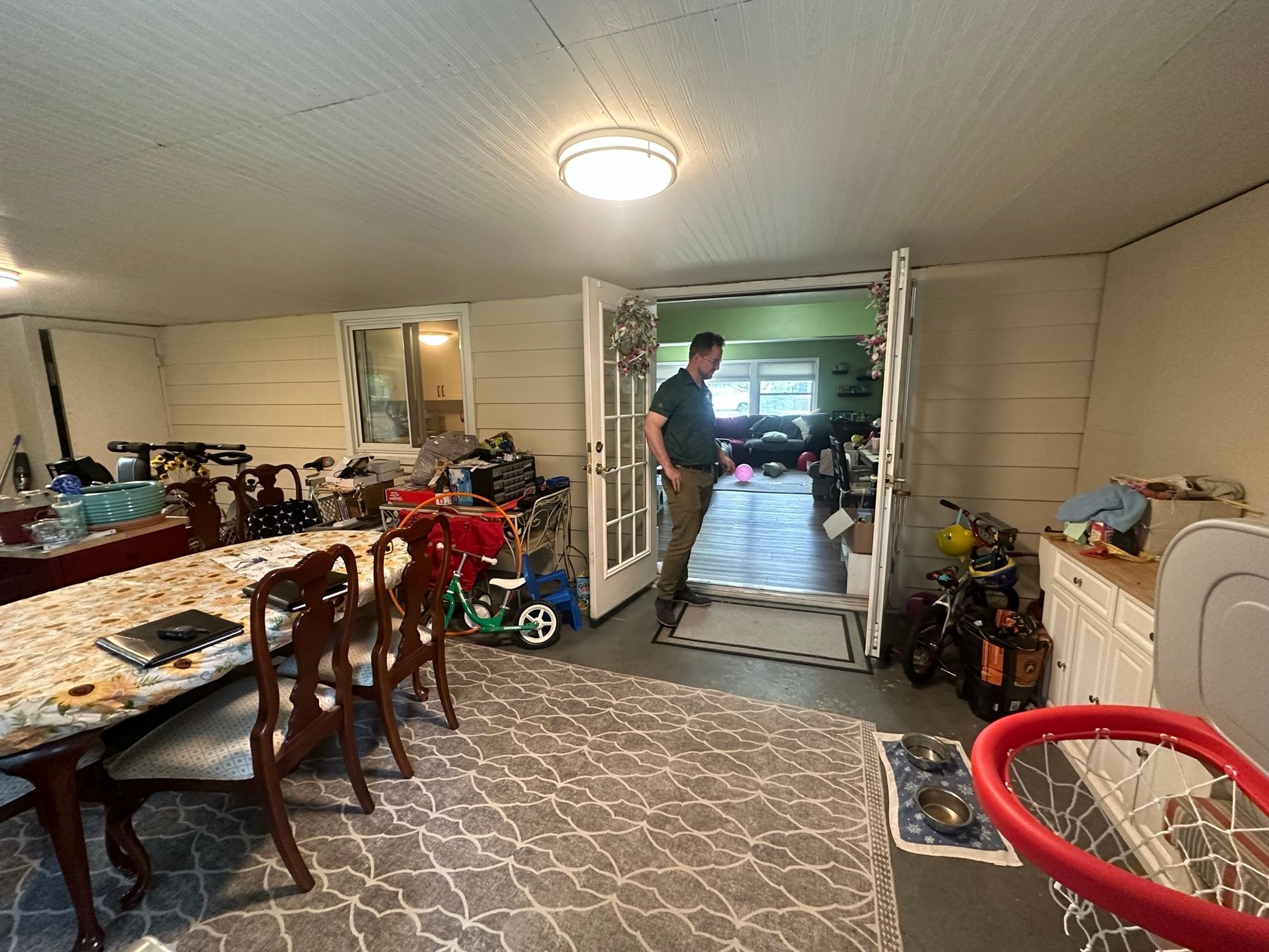 Lafayette three seasons room renovation before