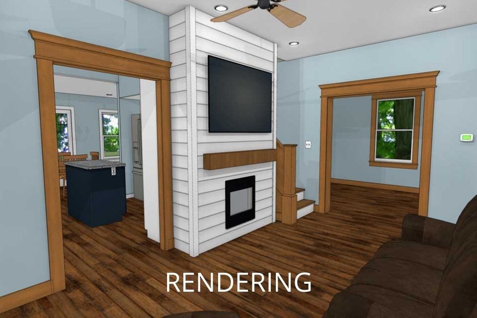 Living Room Rendering