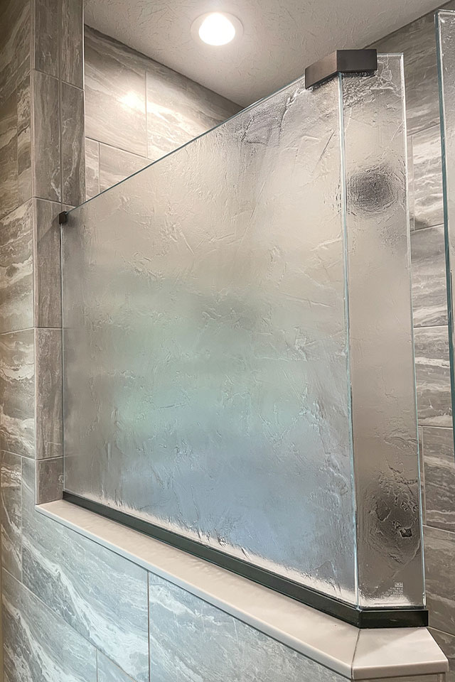 Frosted Shower Glass