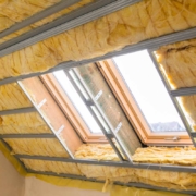 insulation around skylights in ceiling